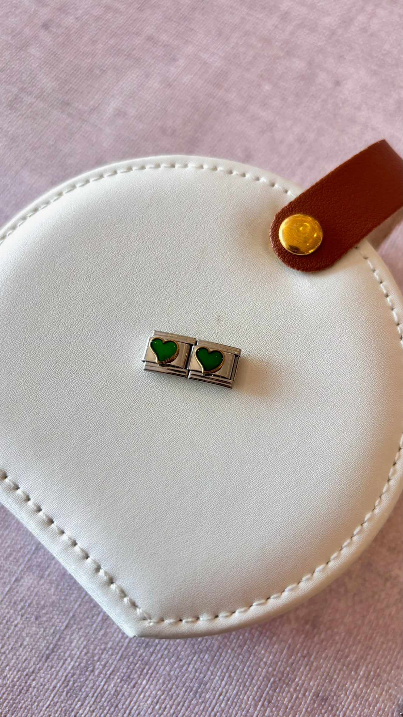 Charm corazón verde