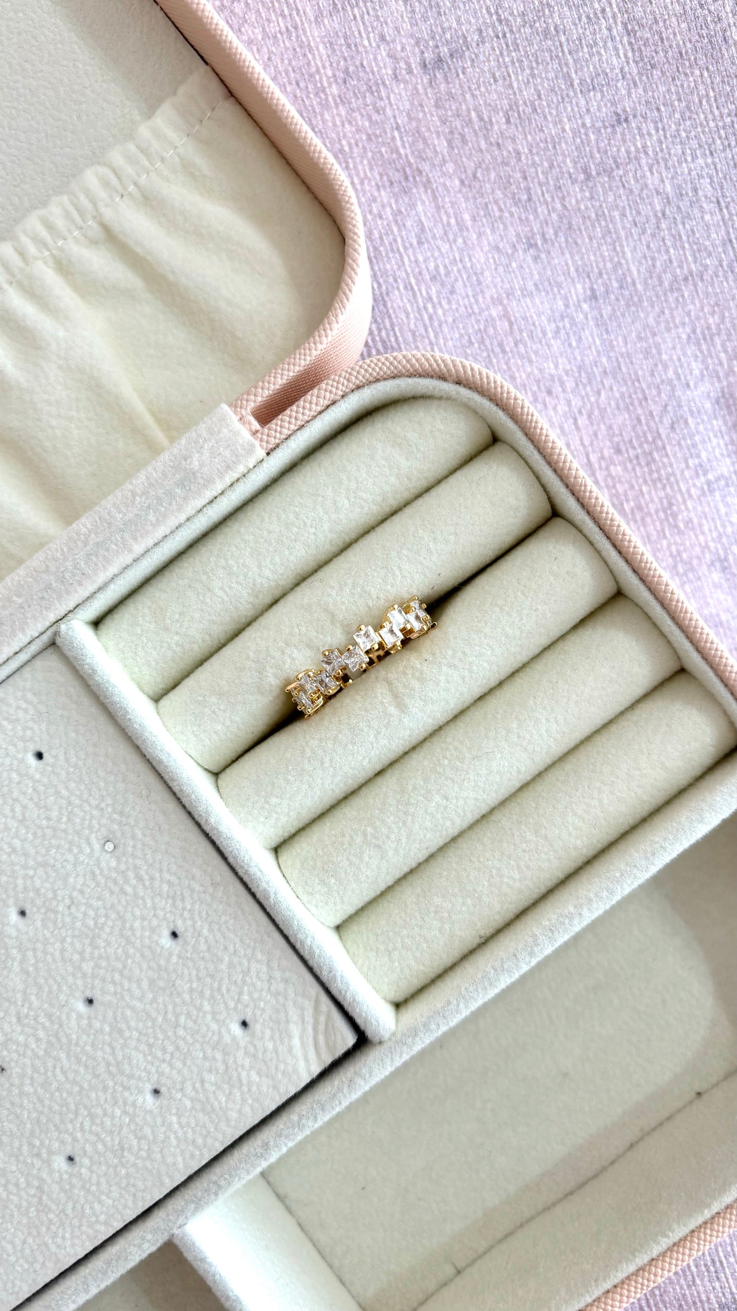 Churumbela de brillos cuadrados