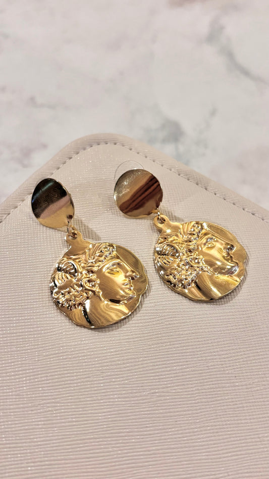 Aretes de moneda